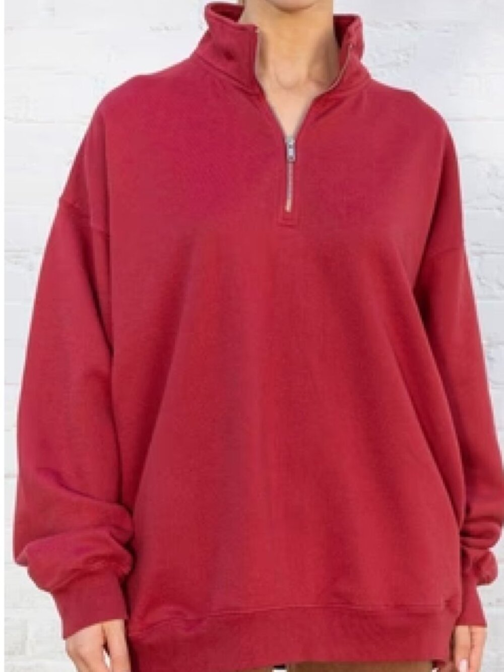 Missy Oversized Quarter-Zip